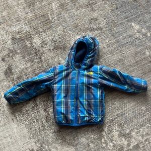 The North Face reversible puffer jacket. Believe it’s a 2T.